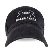 Baseballpet Balenciaga , Black , Heren