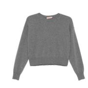 Grijze Sweaters Set Twinset , Gray , Dames