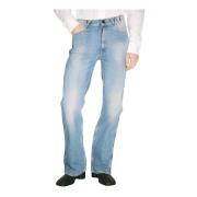 Stretch Denim Five-Pocket Jeans Vivienne Westwood , Blue , Heren