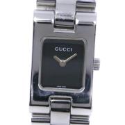 Pre-owned Metal watches Gucci Vintage , Gray , Dames