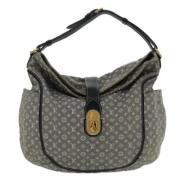 Pre-owned Canvas handbags Louis Vuitton Vintage , Gray , Dames