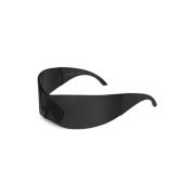 Zwarte Panther Masker Zonnebril Balenciaga , Black , Dames