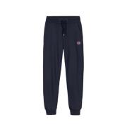 Blauwe Sweatpants met Ribdetails Colmar , Blue , Heren