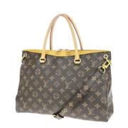 Pre-owned Canvas handbags Louis Vuitton Vintage , Brown , Dames