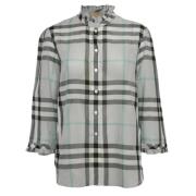 Pre-owned Cotton tops Burberry Vintage , Gray , Dames