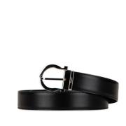 Pre-owned Leather belts Salvatore Ferragamo Pre-owned , Black , Heren