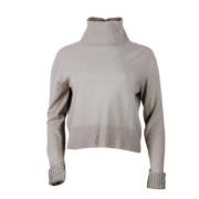 Stijlvolle Sweater Collectie Fabiana Filippi , Gray , Dames