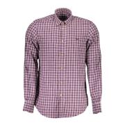 Langemouw Overhemd Mannen Paars Harmont & Blaine , Purple , Heren