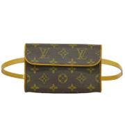 Pre-owned Canvas crossbody-bags Louis Vuitton Vintage , Black , Dames