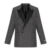 Blazer met ruitpatroon Amiri , Black , Heren