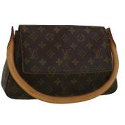 Pre-owned Canvas handbags Louis Vuitton Vintage , Brown , Dames