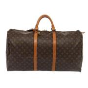 Pre-owned Canvas handbags Louis Vuitton Vintage , Brown , Dames