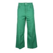 Katoen Elastaan Jeans Department Five , Green , Dames