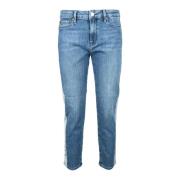 Stijlvolle Jeans met Katoenmix Love Moschino , Blue , Dames