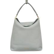 Pre-owned Leather shoulder-bags Burberry Vintage , White , Dames