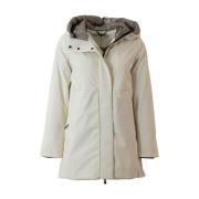 Beige Parka met Thermische Isolatie People of Shibuya , Beige , Dames