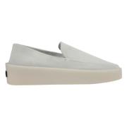 Suede Dove Grey Loafer Schoenen Fear Of God , White , Heren