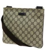 Pre-owned Canvas gucci-bags Gucci Vintage , Beige , Dames