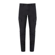 Zwarte Cargo Stretch Sateen Broek C.p. Company , Black , Heren