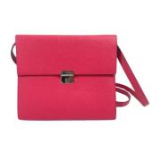 Pre-owned Leather hermes-bags Hermès Vintage , Pink , Dames