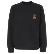 Geborduurde Bij Sweater Dolce & Gabbana , Black , Heren