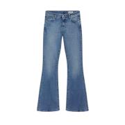 Lichtblauwe 5-Pocket Tecla 9100 Jeans Pence 1979 , Blue , Dames