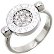 Pre-owned White Gold rings Bvlgari Vintage , Gray , Dames