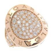 Pre-owned Metal rings Bvlgari Vintage , Pink , Dames