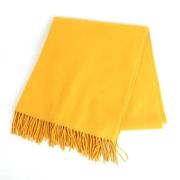 Pre-owned Cashmere scarves Hermès Vintage , Yellow , Dames