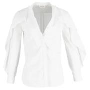 Pre-owned Cotton tops Alexander McQueen Pre-owned , White , Dames