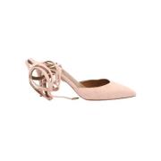 Pre-owned Leather heels Aquazzura Pre-owned , Pink , Dames