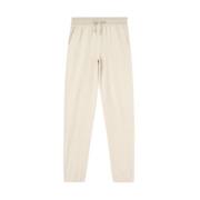 Kasjmier Beige Gebreide Broek Loro Piana , Beige , Dames