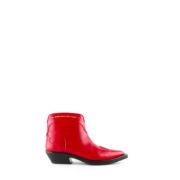 Pre-owned Leather boots Dior Vintage , Red , Dames