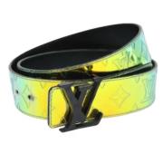 Pre-owned Leather belts Louis Vuitton Vintage , Multicolor , Dames