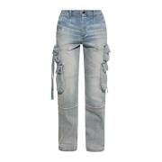 Jeans met zakken Amiri , Blue , Heren