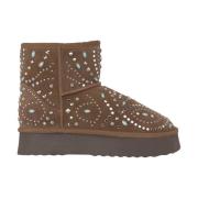 Bontlaarsje met studs Alma EN Pena , Brown , Dames