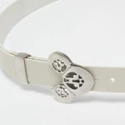 Pre-owned Leather belts Isabel Marant Pre-owned , White , Dames