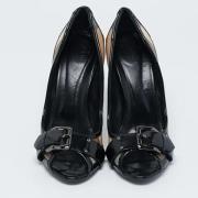 Pre-owned Canvas heels Burberry Vintage , Black , Dames