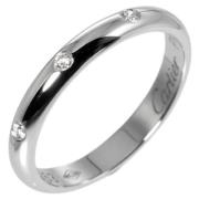 Pre-owned Metal rings Cartier Vintage , Gray , Dames