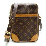 Pre-owned Canvas shoulder-bags Louis Vuitton Vintage , Brown , Dames