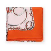 Oranje Foulard Sjaal Salvatore Ferragamo , Orange , Dames