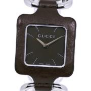 Pre-owned Metal watches Gucci Vintage , Brown , Dames