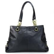 Pre-owned Leather totes Coach Pre-owned , Black , Dames