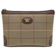 Pre-owned Canvas clutches Burberry Vintage , Multicolor , Dames