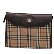 Pre-owned Canvas clutches Burberry Vintage , Multicolor , Dames