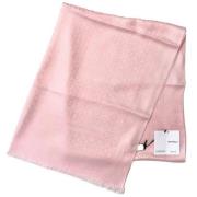 Pre-owned Wool scarves Salvatore Ferragamo Pre-owned , Pink , Dames