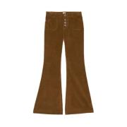 Charlotte honingfluwelen broek Ines De La Fressange Paris , Brown , Da...