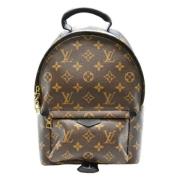 Pre-owned Canvas backpacks Louis Vuitton Vintage , Brown , Dames