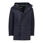 Donkerblauwe Winterjas Barbour , Blue , Heren