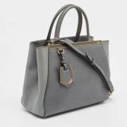 Pre-owned Leather fendi-bags Fendi Vintage , Gray , Dames